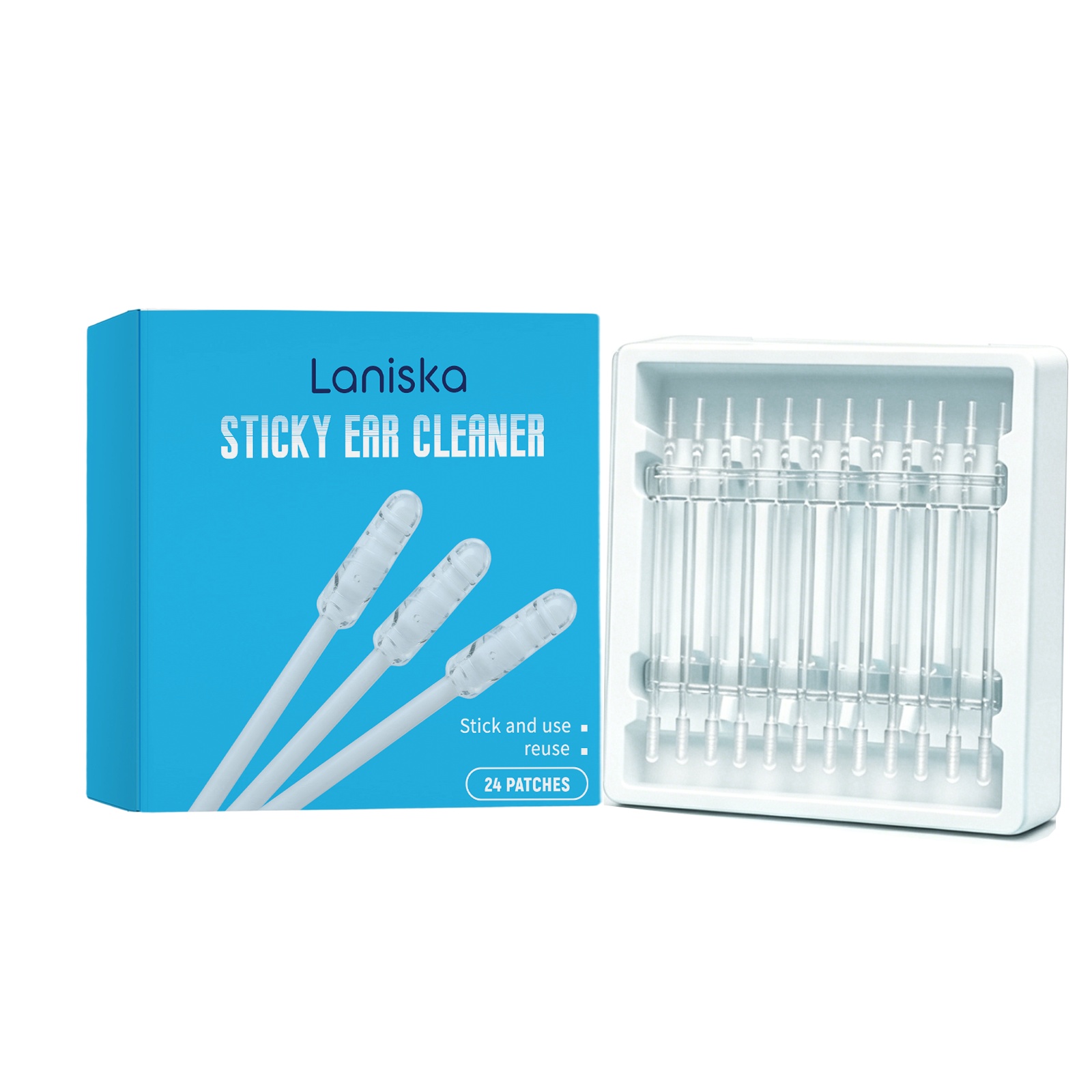 Main product image of Sticky Ear Cleaner, 24pcs, Ear Care, Cleaning Agent for Home Cleaning