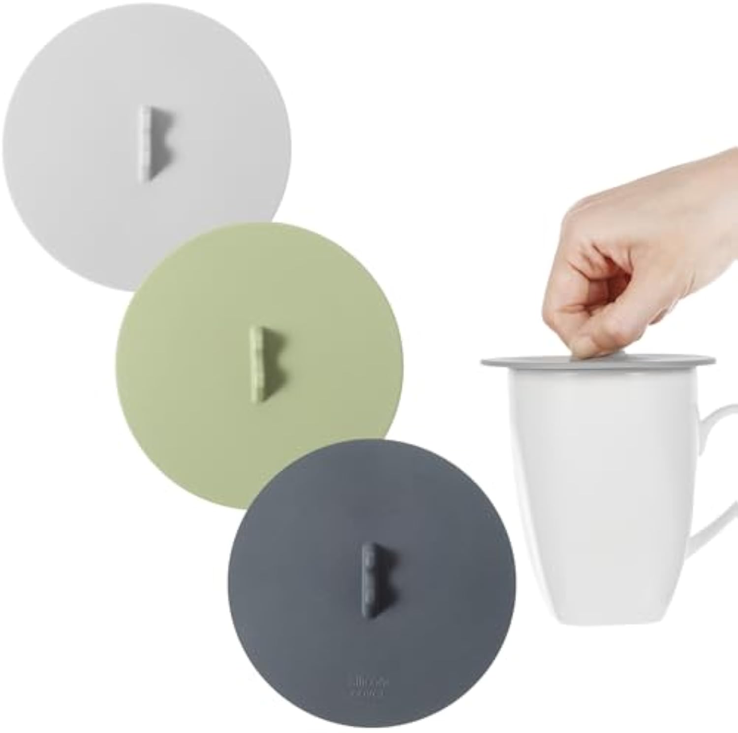 Silicone Lids For Cups, Silicone Cup Covers, Colored Universal Cup Lids, Reusable Mug Cover, Food Grade Dust-proof Airtight Seal Lids For Mugs Tea Cups Coffee Cup