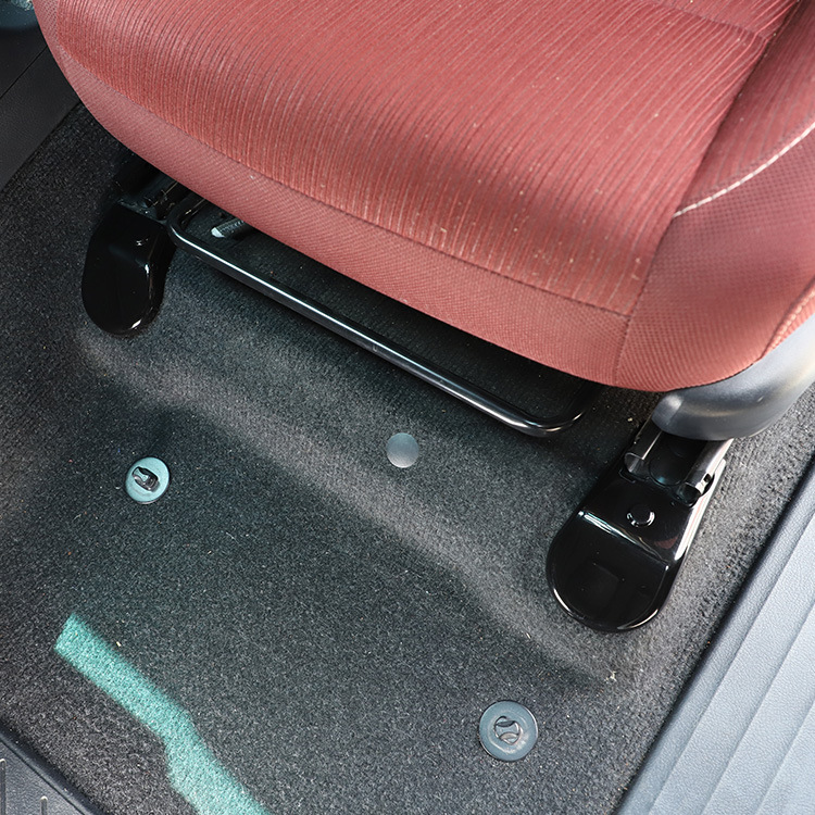 Black Plastic Seat Feet Screw Decoration