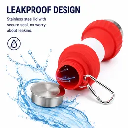 Product image of Large Capacity Foldable Silicone Outdoor Water Bottle