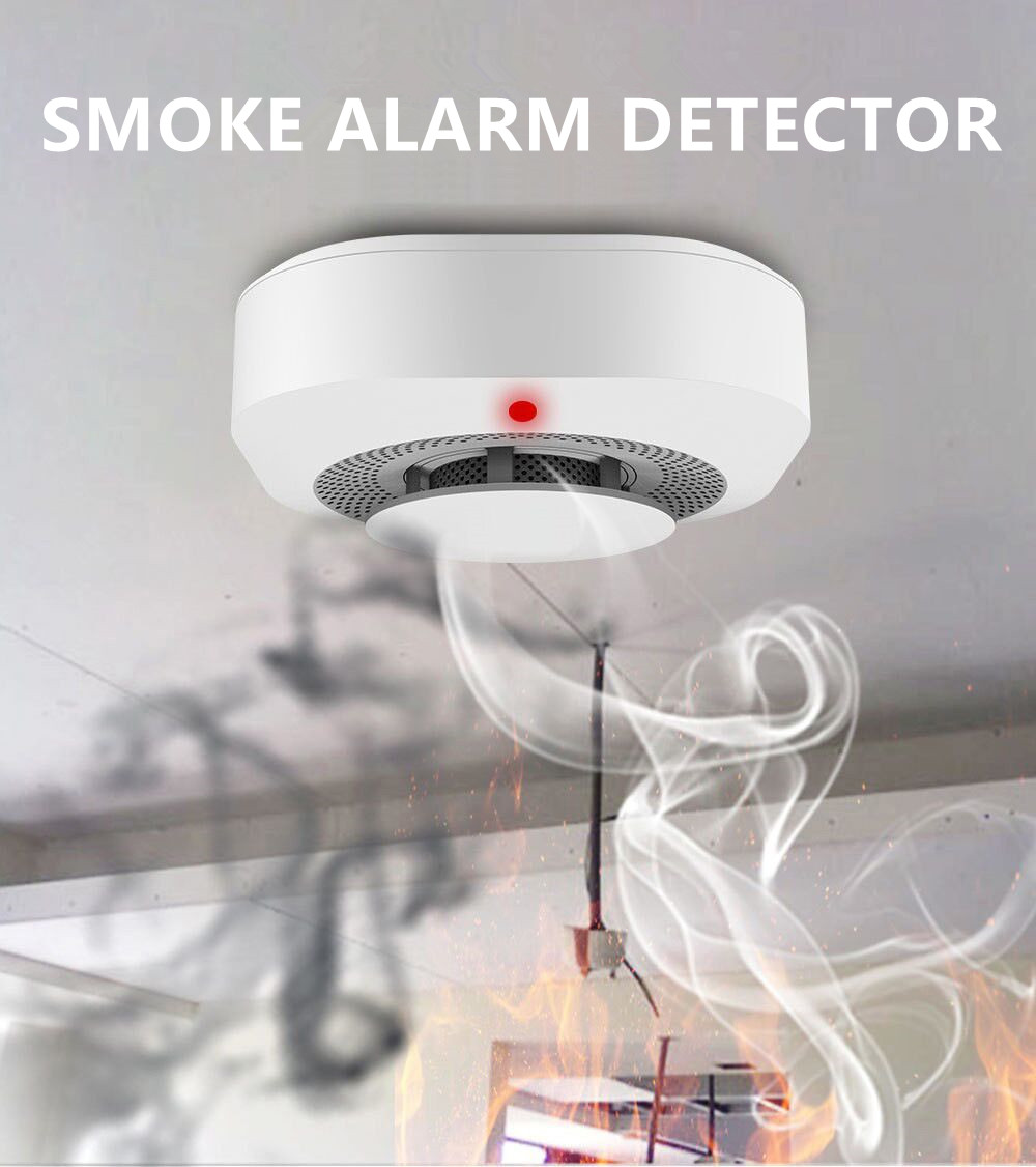 Main product image of Photoelectric Wireless Smoke Detector Alarm