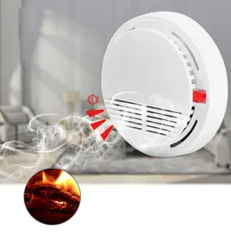 Household Smoke Alarm Smoke Detector Fire Alarm Detector With Battery Photoelectric Sensor Alert Warning
