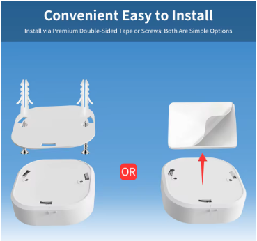 Main product image of WiFi Smoke Detector 90dB Sound Alarm App Push Notifications Sensor For Home Industrial Hotel Security