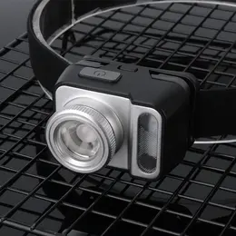 Product image of USB Rechargeable Waterproof LED Headlamp, Dual Light Source