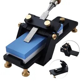 Product image of Sharpening Frame Aluminum Alloy Fixed Angle Sharpener Woodworking Chisel Non Slip