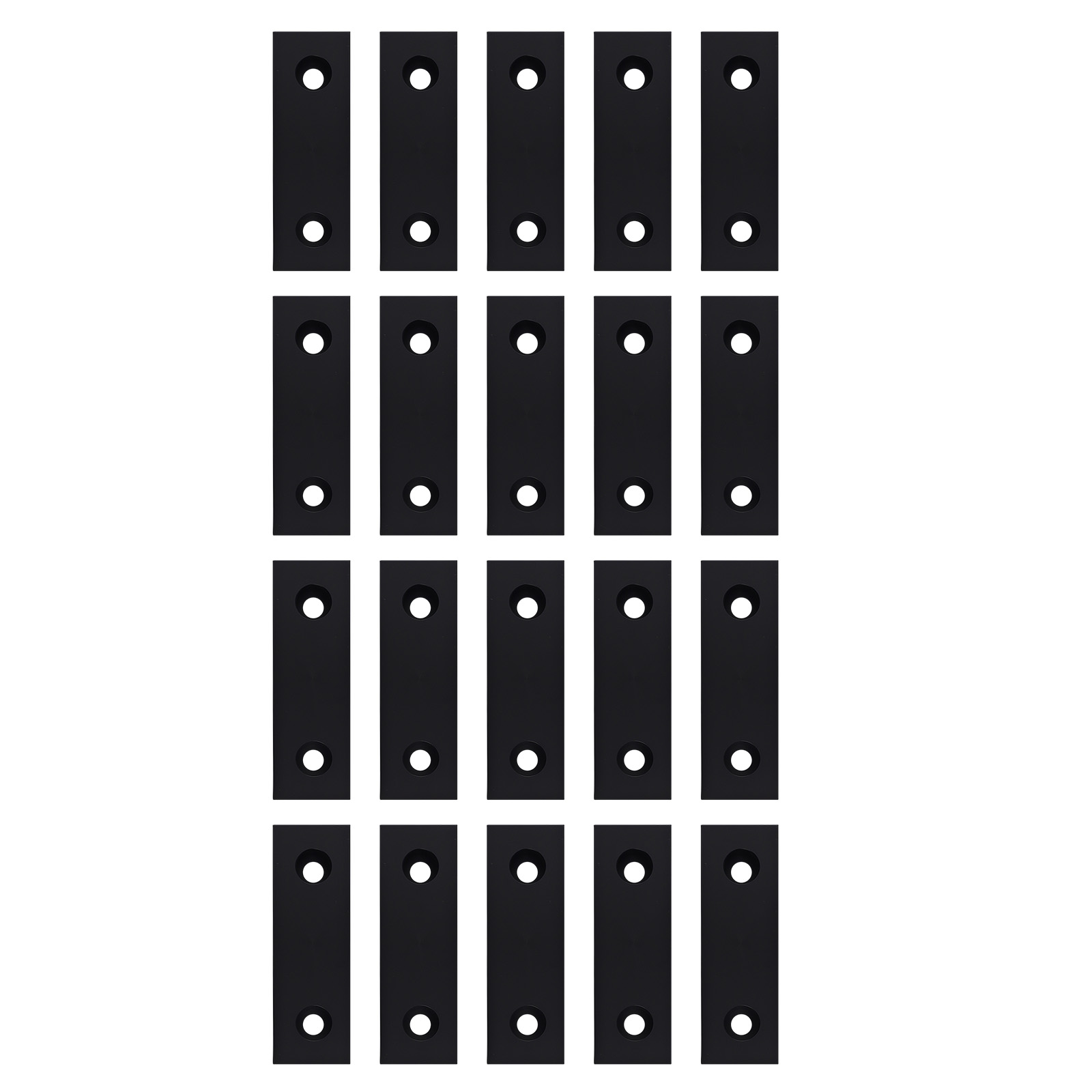 Main product image of 6 x 2 x 1 inch Aluminum Soft Jaws Set for Kurt 6 inch Vises, 10-Pack