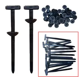 Cable Tie Buckle Through Core Nail-including Buckle-9.5cm-black-1 Piece