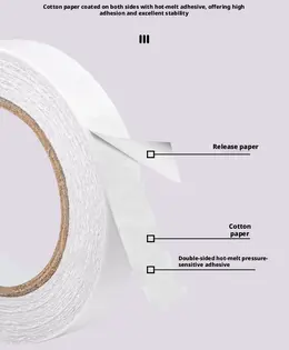 Strong double-sided tape-white-20mm * 10m-1 roll