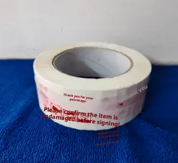 E-commerce warning tape-4.2cm * 120m-thickness 2cm-BOPP-1 roll