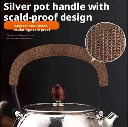 Anti-scalding tape on pan handle-2.5cm * 2m-brown-1 roll
