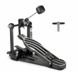 5 Core Bass Drum Pedal Mount Adjustable Felt Beater Head Single Chain Heavyduty Kick Drum Foot Pedal