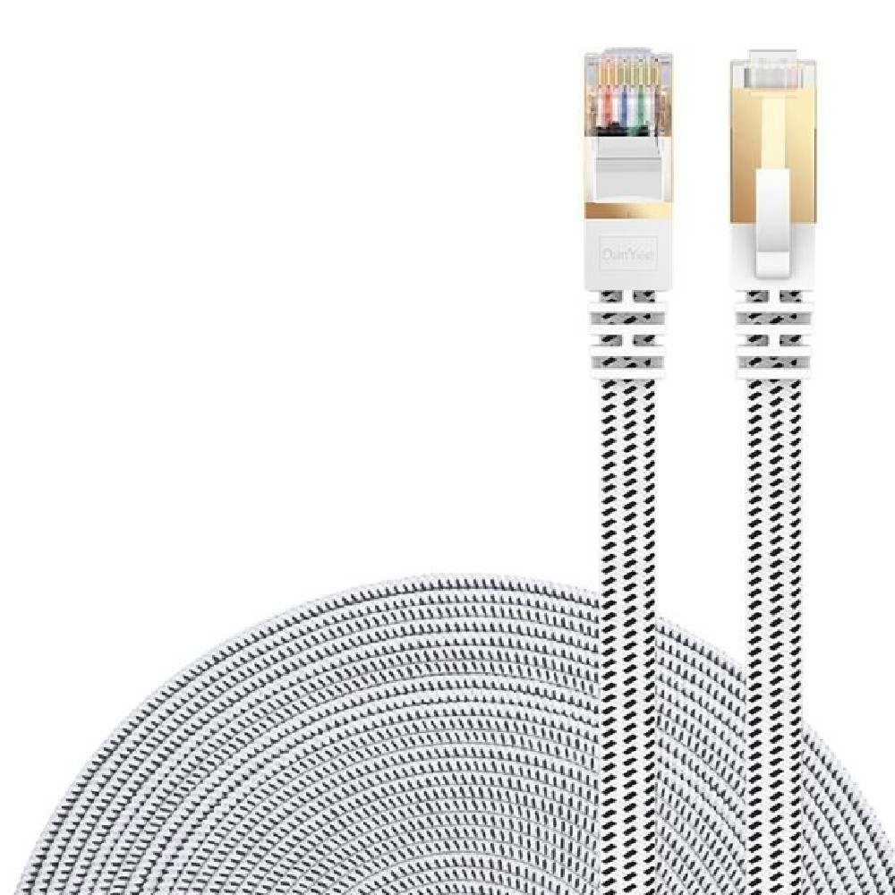 Home Minimalist Solid Color Category 7 Ethernet Cable