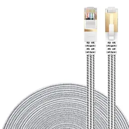 Home Minimalist Solid Color Category 7 Ethernet Cable