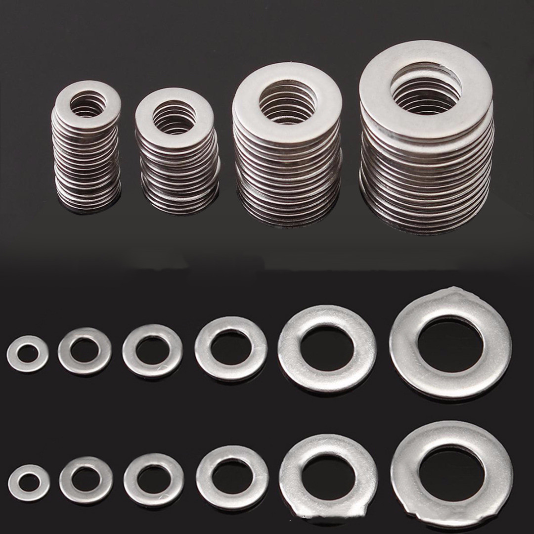 105pcs Stainless Steel Washers Flat