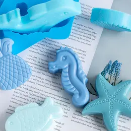 Marine Fish And Seahorse Shaped Silicone Mold