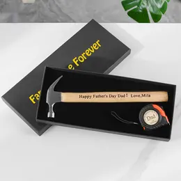 Product image of Tape Measure And Hammer Set Wood Chip Engraving