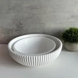 Striped Storage Bowl More Sizes Silicone Mold