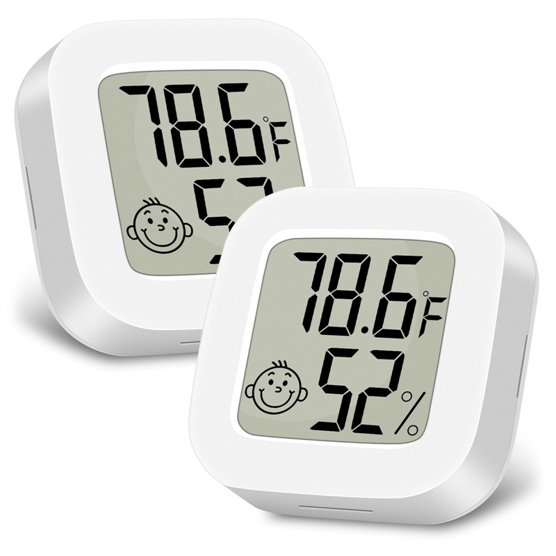 Mini Digital Thermometer Hygrometer Room LCD Display Temperature Humidity Gauge Monitor Indoor Cellar Fahrenheit Centigrade