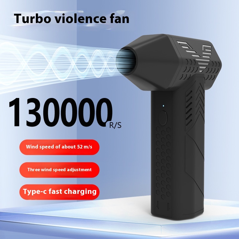 Violent Turbo Fan Outdoor Wireless Handheld Portable Dust Blowing Artifact Brushless Motor Car Fan