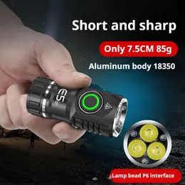 Mini Strong Light Aluminum Alloy Compact Portable Flashlight