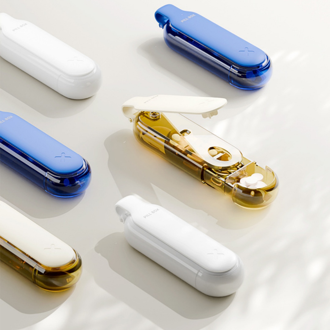 Household Portable Sealed Moisture-proof Pill Box
