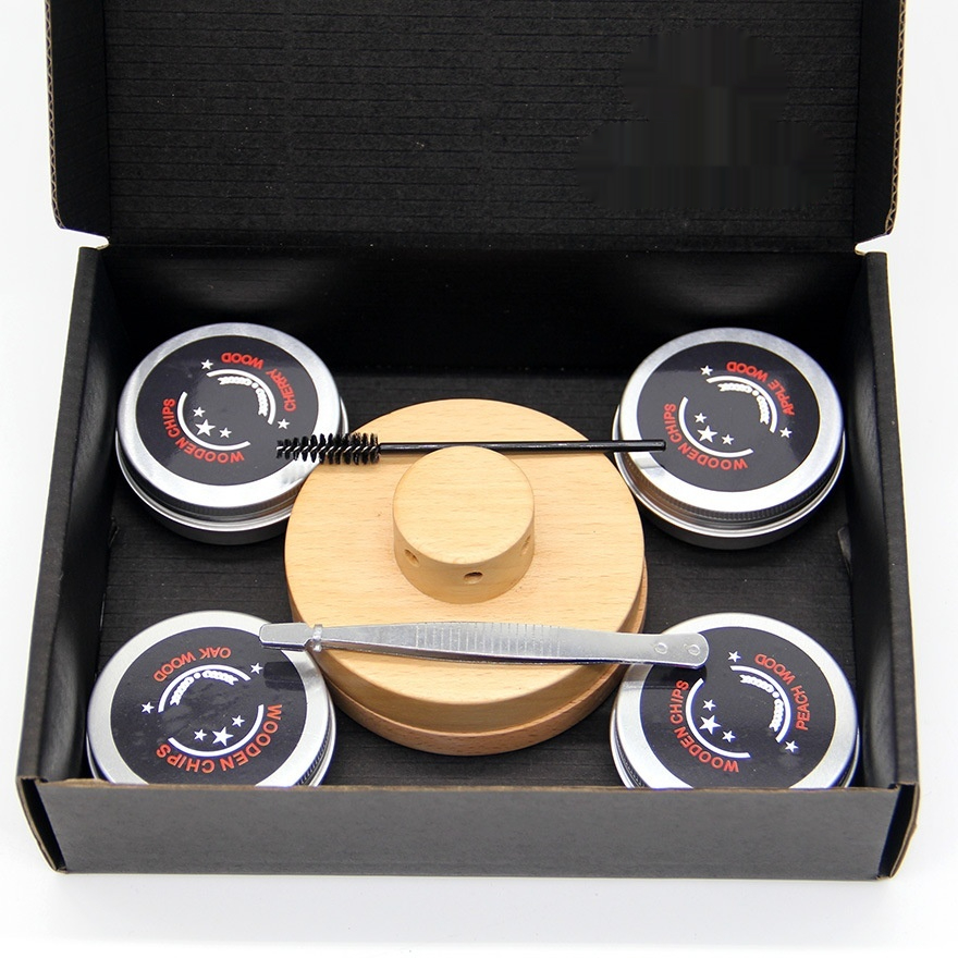 Wooden Cocktail Smoke Maker Suit Cocktail Various Tastes
