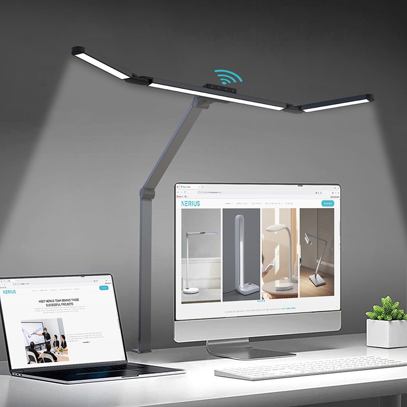 High-end Work Office Nail Table Lamp Folding Disassembly Table Lamp With Clamp Eye Protection Learning Table Lamp