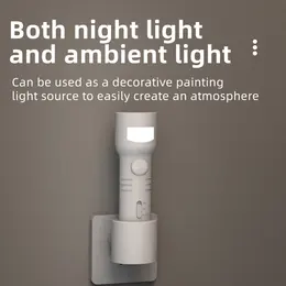 Rechargeable With Flashlight Induction Lamp People Walking Light