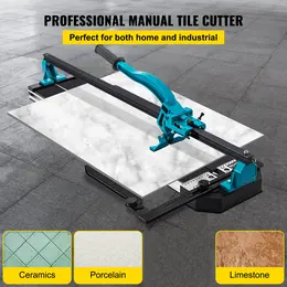 Tile Cutter, 48 Inch Manual Tile Cutter, Tile Cutter Tools W  Single Rail & Double Brackets, Snap Tile Cutter For Precision Cutting Porcelain Tiles Industry