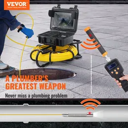 Product image of Sewer Pipe Inspection Camera, 512Hz Sonde, 9in 720p Screen, 300 ft