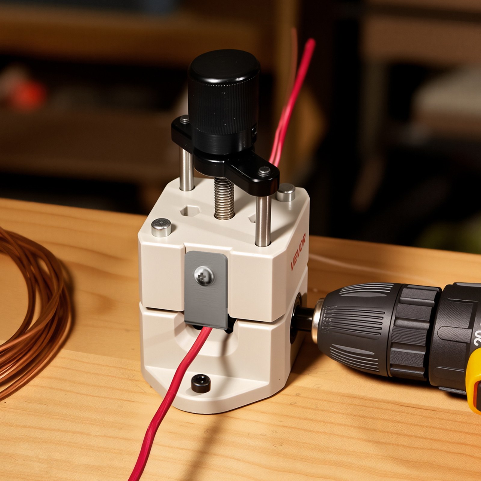 Main product image of Manual Wire Stripper, 0.06-1 in. Hand or Drill Powered