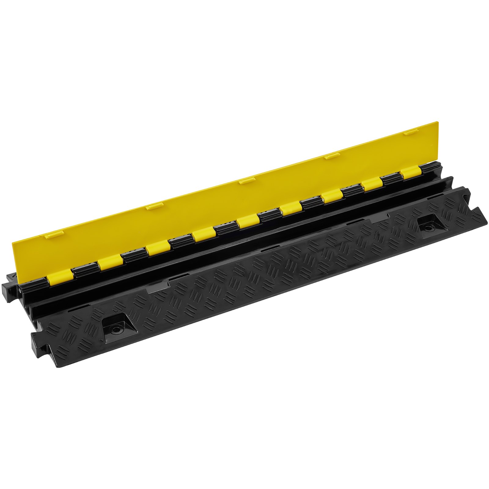 5PCs Cable Protector Ramp 2Channel 22000lbs Load TPU Wire Cable Cover Ramp