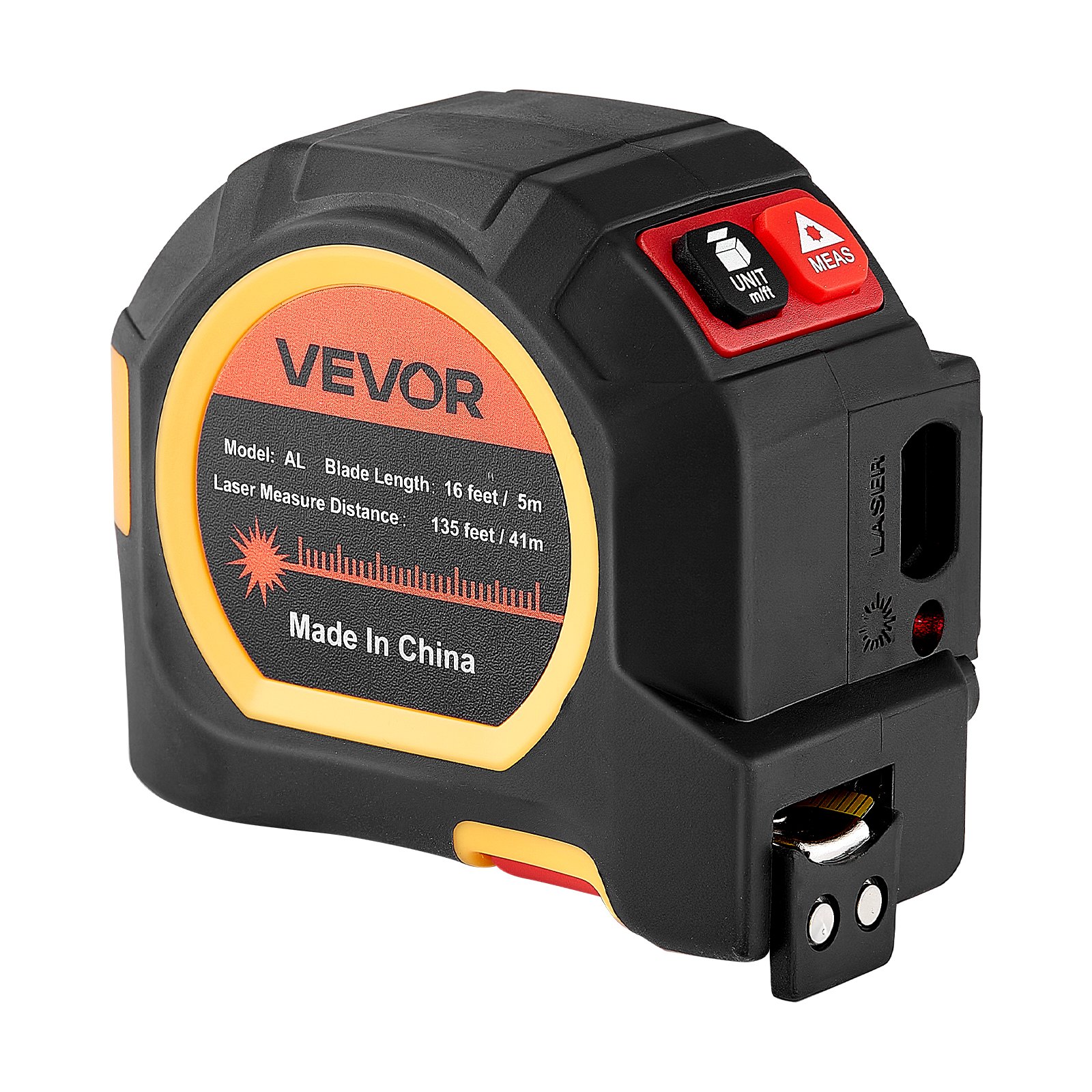 2in1 Laser Tape Measure 135ft Rechargeable Laser 16ft Magnetic Tape