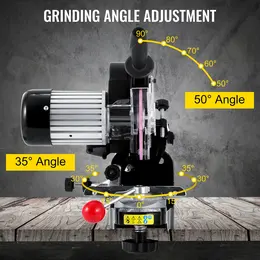 Electric Chainsaw Sharpener, 230W Professional Multi-Angle Adjustable Chain Grinder 3000RPM, Electric Chainsaw Blade Sharpener