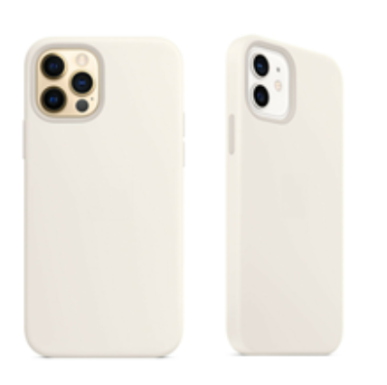 For Silicone Case   12 11 Pro X XR XS MAX 8 7 6 Liquid Rubber Cover--white