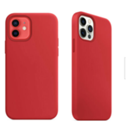 For Silicone Case   12 Liquid Rubber Cover--red