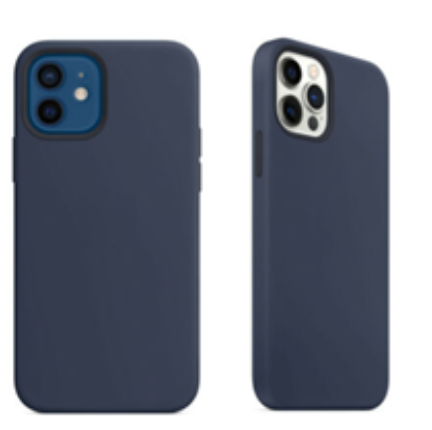 For Silicone Case   12 Liquid Rubber Cover--dark Navy