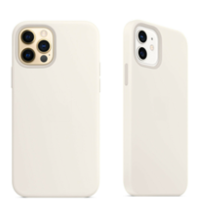 For Silicone Case   12 Liquid Rubber Cover--white