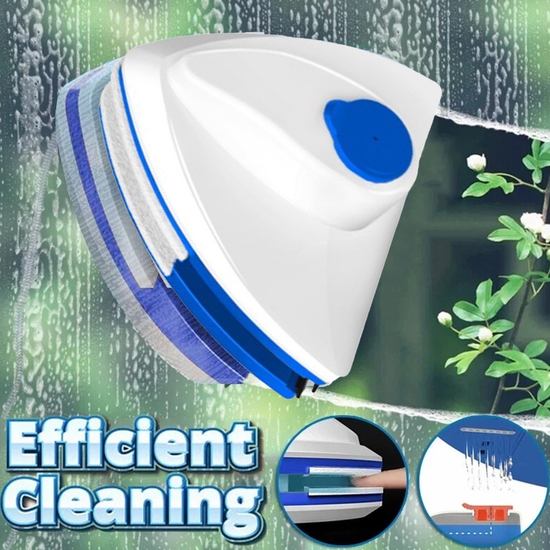 Main product image of Magnetic Window Cleaner, Double-Sided, for Indoor/Outdoor Glass