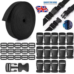 10M Heavy Duty Nylon Webbing Strap Tape-25Mm Wide Backpack Strapping Chest