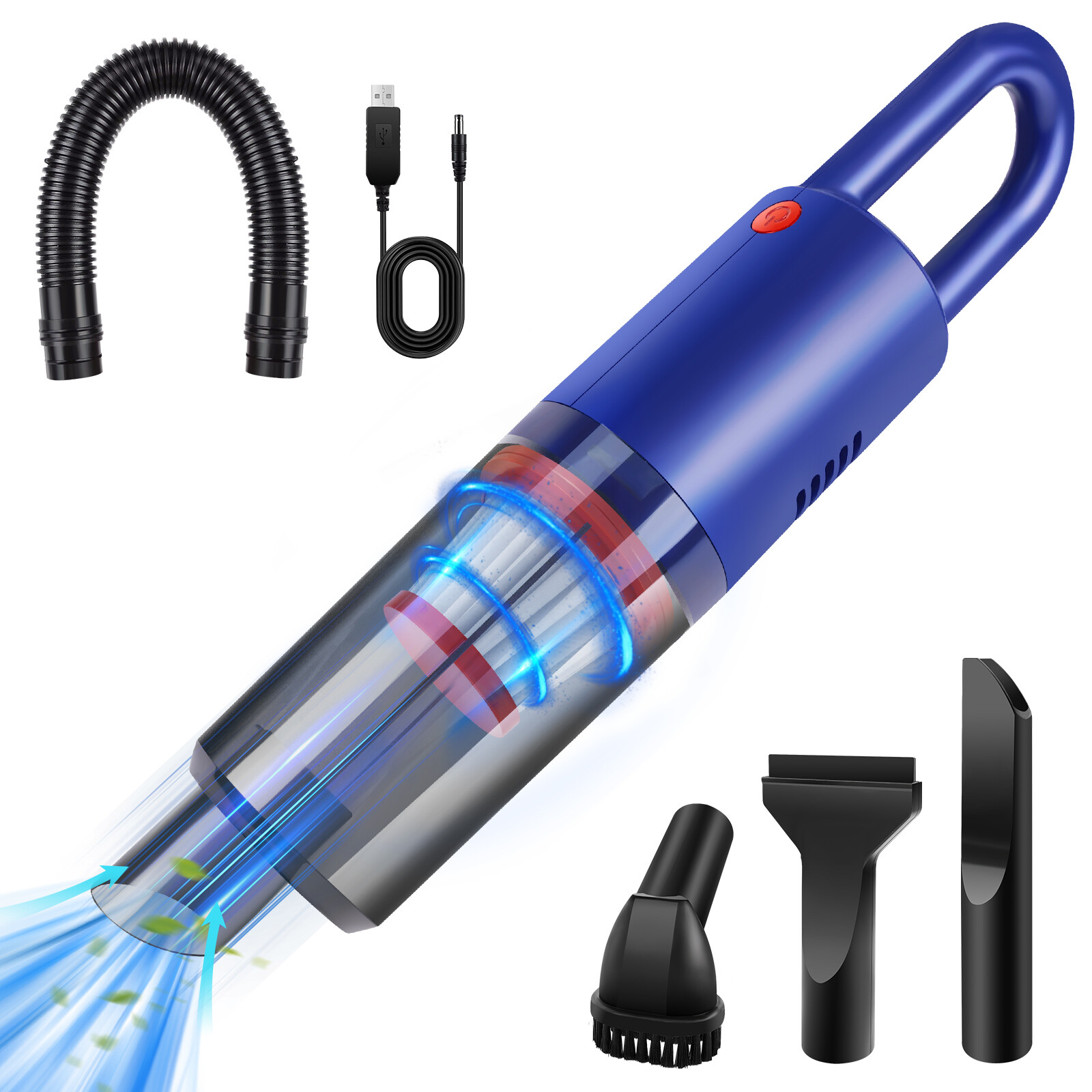 Cordless Handheld Car Vacuum Cleaner Wet Dry Powerful Strong Suction Cleaning UK