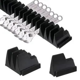 80PCS Magnetic Wrench Organizer Widget Portable Tool Storage Shelf Black