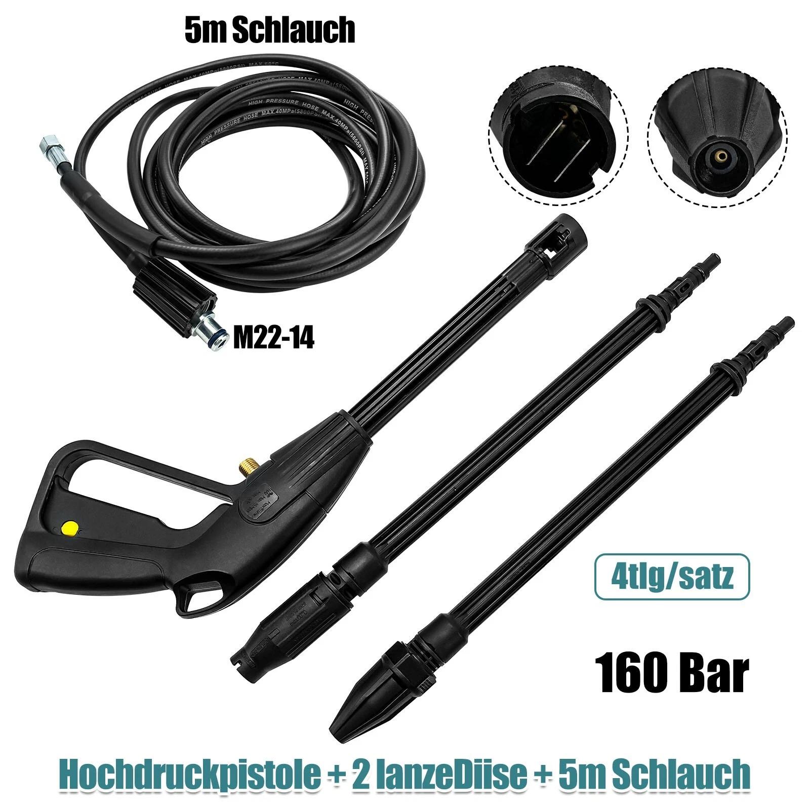 Support pan European shipping--Car Washer Spray Gun Lance Nozzle High Pressure Washer Jet Water Gun Wand Tip Car Clean Pressure Gun For Champion Hammer Crosser