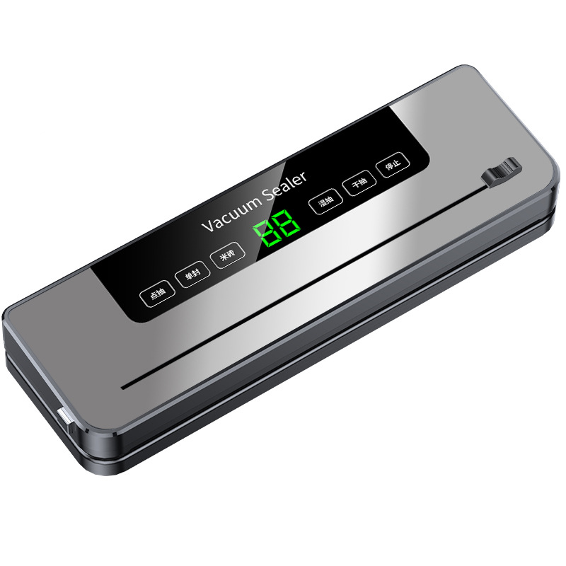 Support pan European shipping--Automatic Vacuum Sealer Machine For Household Food Preservation - Dry & Wet Use, Deep Space Gray, Includes 50 Free 20x30 Textured Bags