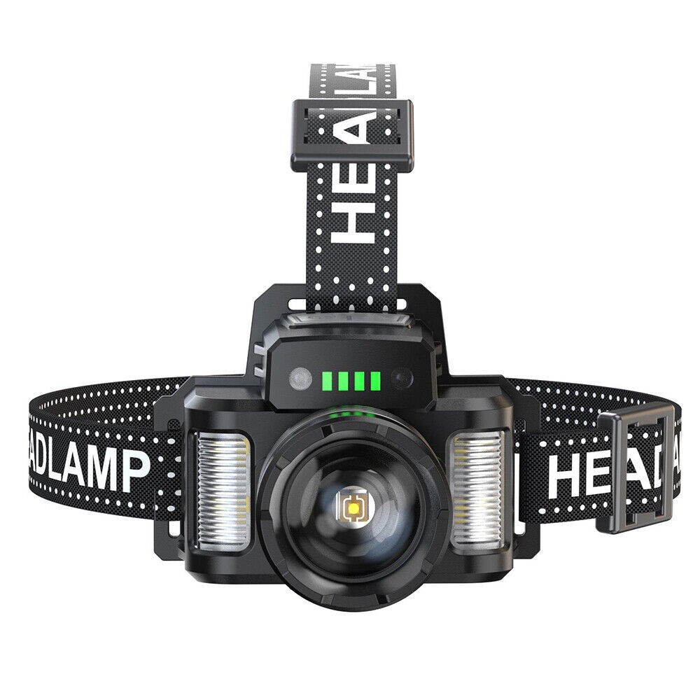 LED Headlamp Rechargeable Headlight Camping Lamp Outdoor Head Torch FishingLight