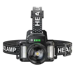LED Headlamp Rechargeable Headlight Camping Lamp Outdoor Head Torch FishingLight