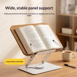 360 Rotating Desktop Book Stand Tablet Holder   Adjustable Reading Rest For Books, IPad  Tablets, Perfect For Students