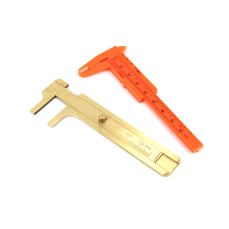 CaliperBeaded Tools Buddha Beads Bodhi Walnut King Kong Mini Copper Calipers Plastic Calipers Measuring Beads Tool Ruler