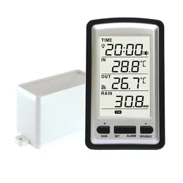 Household Rain Gauge Electronic Temperature And Humidity Meter