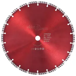 Diamond Cutting Disc with Turbo 300 mm   Diamond Cutting Disc